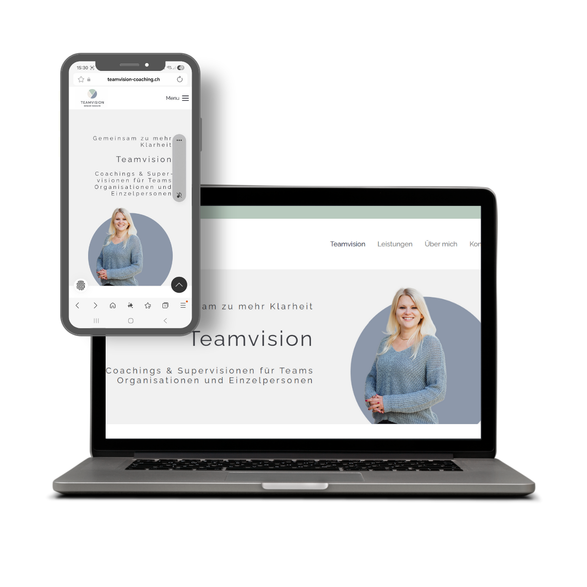 n-Referenz)Webdesign-Referenz: Teamvision Coaching – responsive Website erstellt von Designwerk Studio